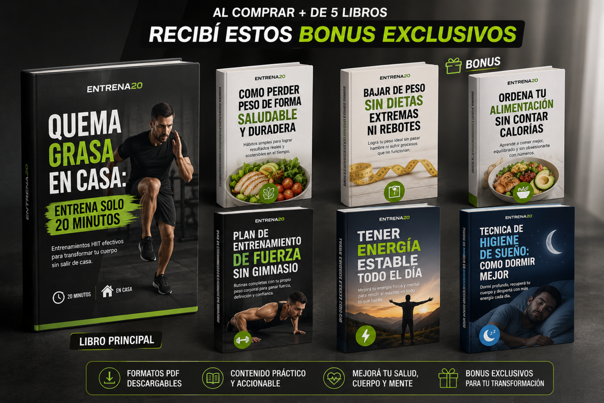 🔥 TRANSFORMÁ TU CUERPO Y TU RUTINA EN SOLO 20 MINUTOS AL DÍA